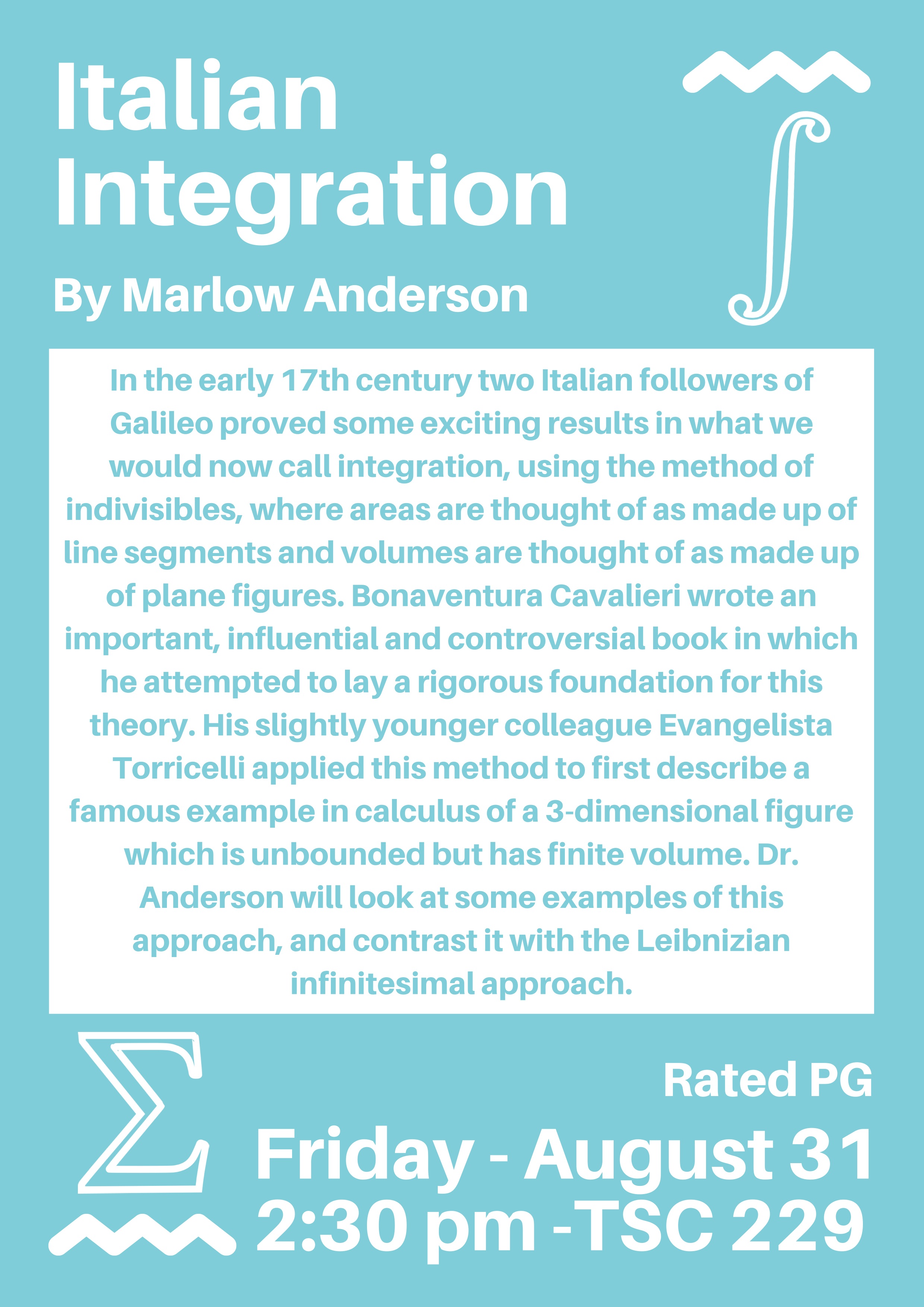 Italian Integration - Marlow Anderson